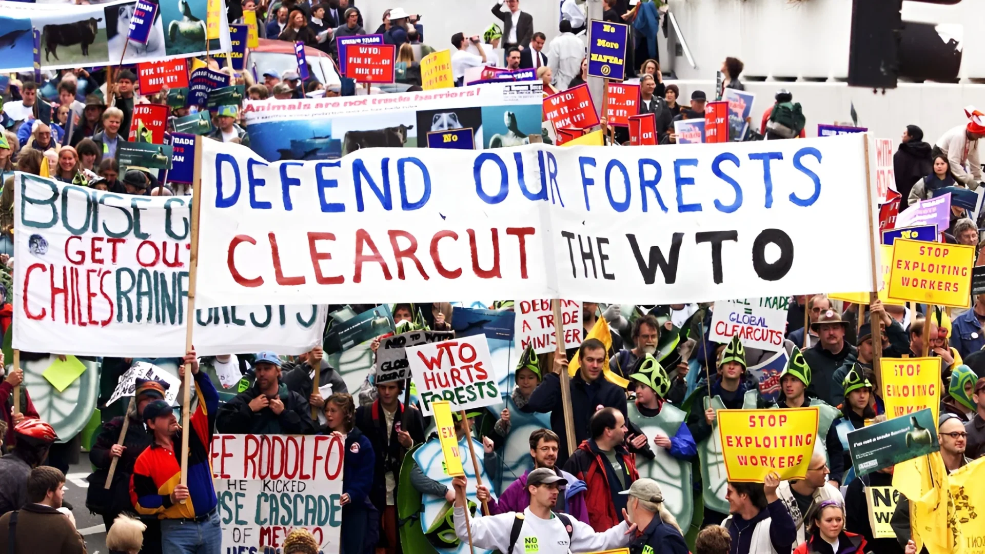 Camila protesto contra omc seattle 1999 (1)