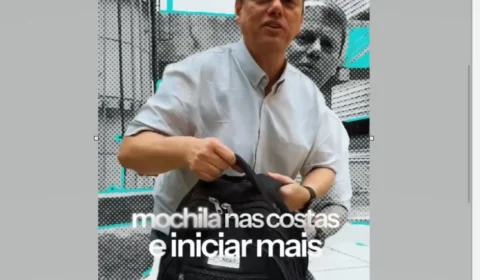 Tarcísio aparece em publicidade com mochila de gestora citada em investigações