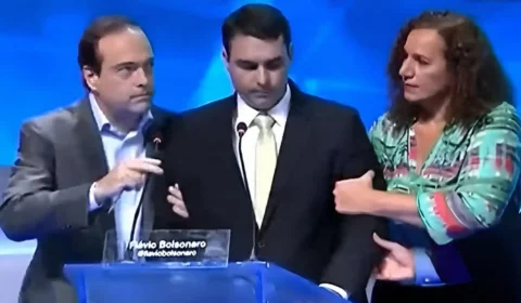 Flávio Bolsonaro dançou