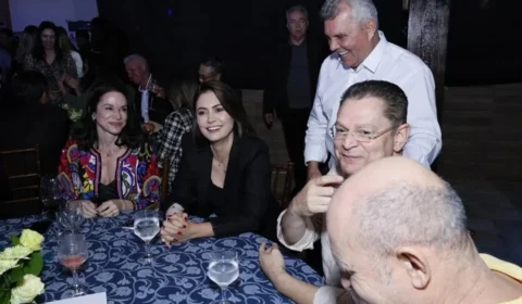 Michelle debutou como presidenciável na festa de Alberto Fraga