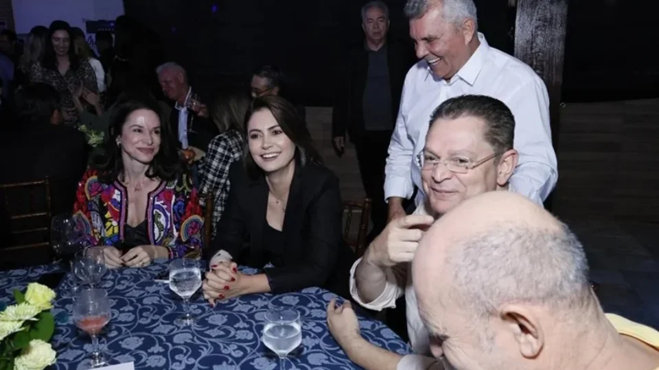 Michelle debutou como presidenciável na festa de Alberto Fraga